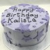 Buttercream Icing with Fondant Stars Textured  (D, V)